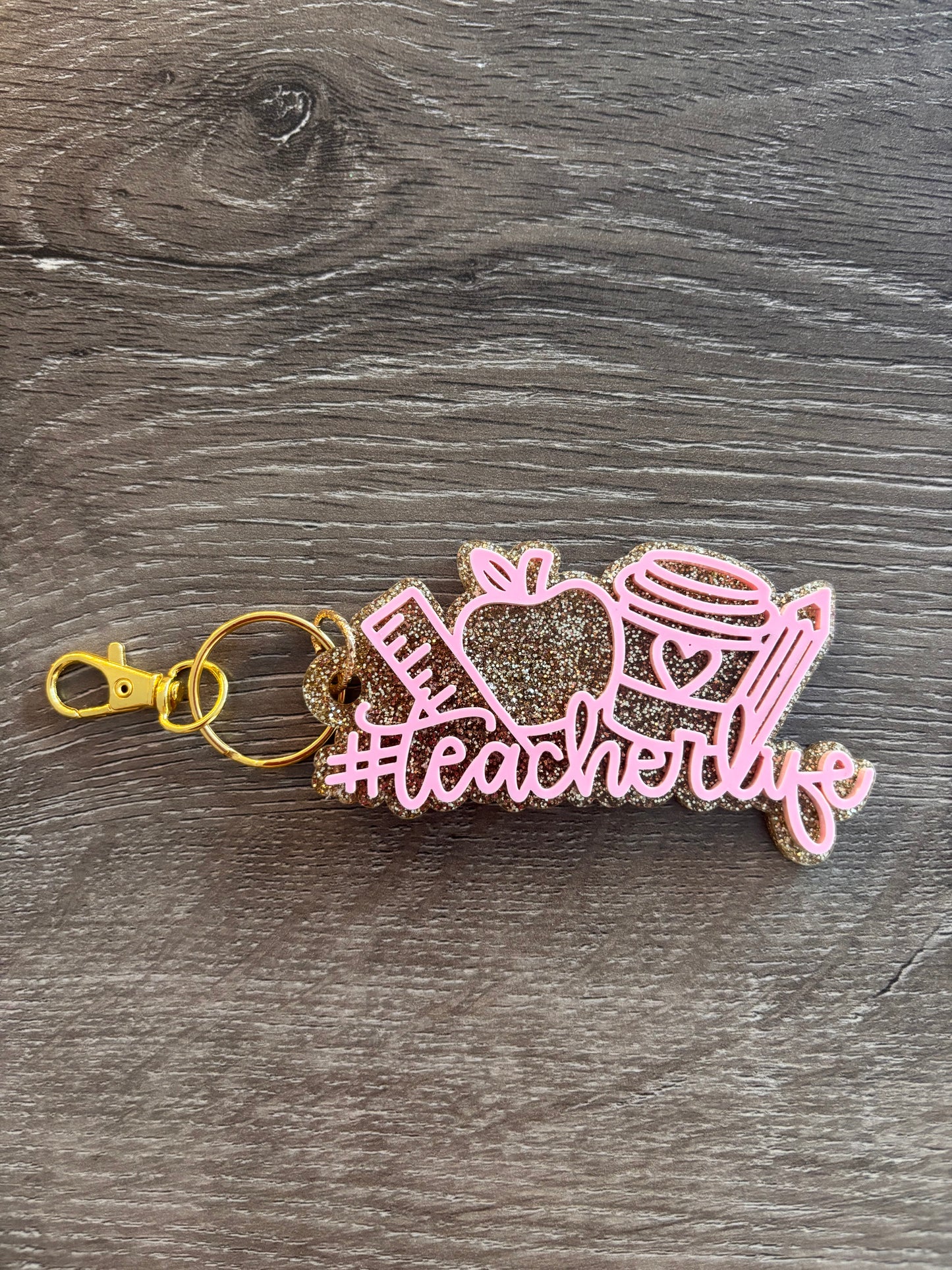 Teacher Life Keychain