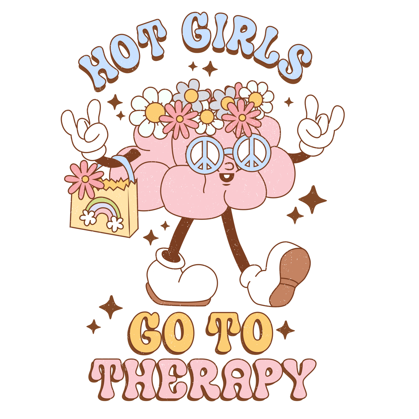 Hot Girls Go To Therapy Tee