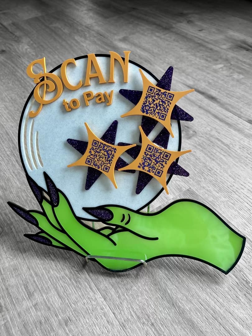 DEPOSIT for Complex / Fully Customized QR Sign