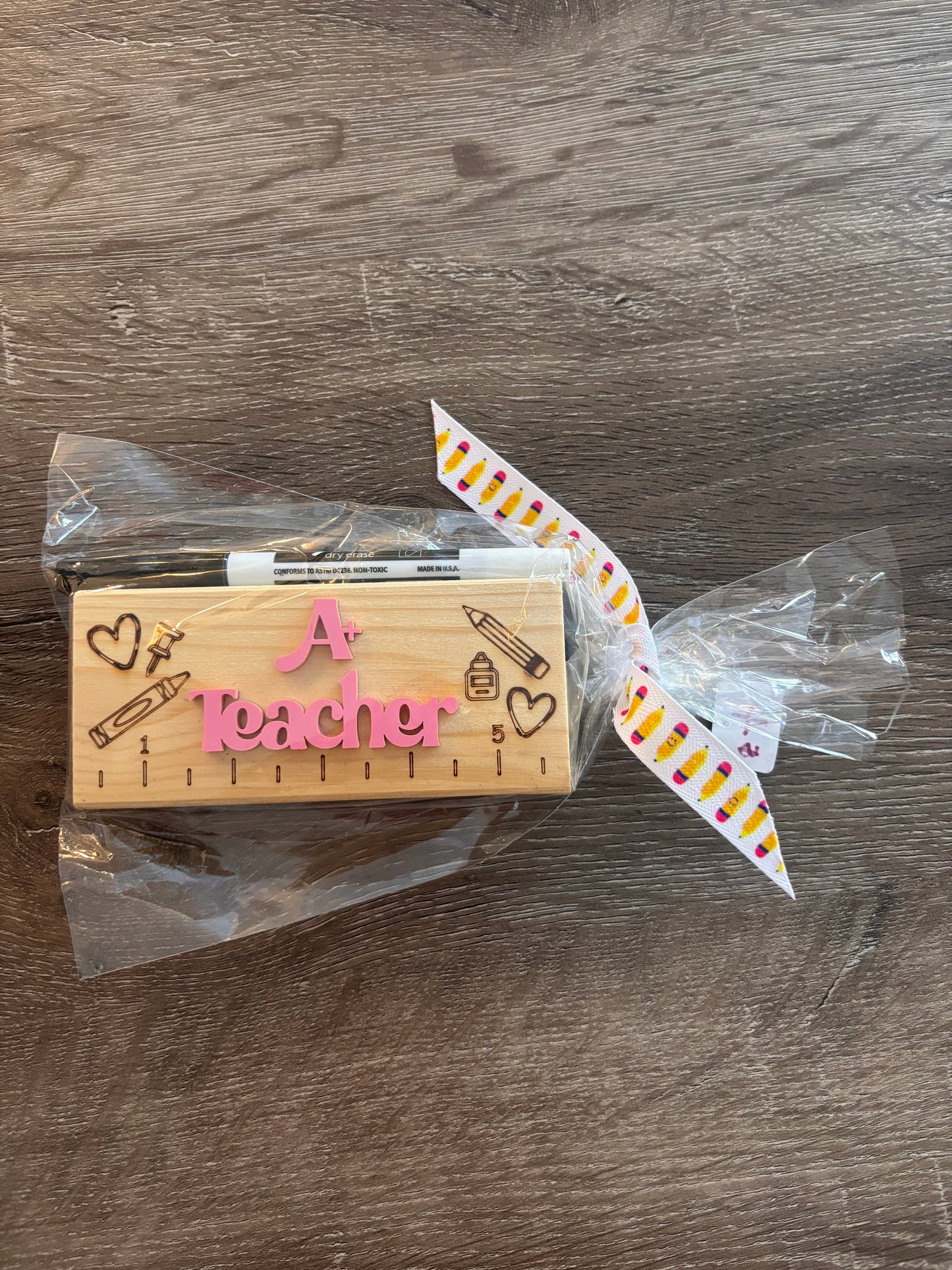 A+ Teacher Eraser w. Dry Erase Marker