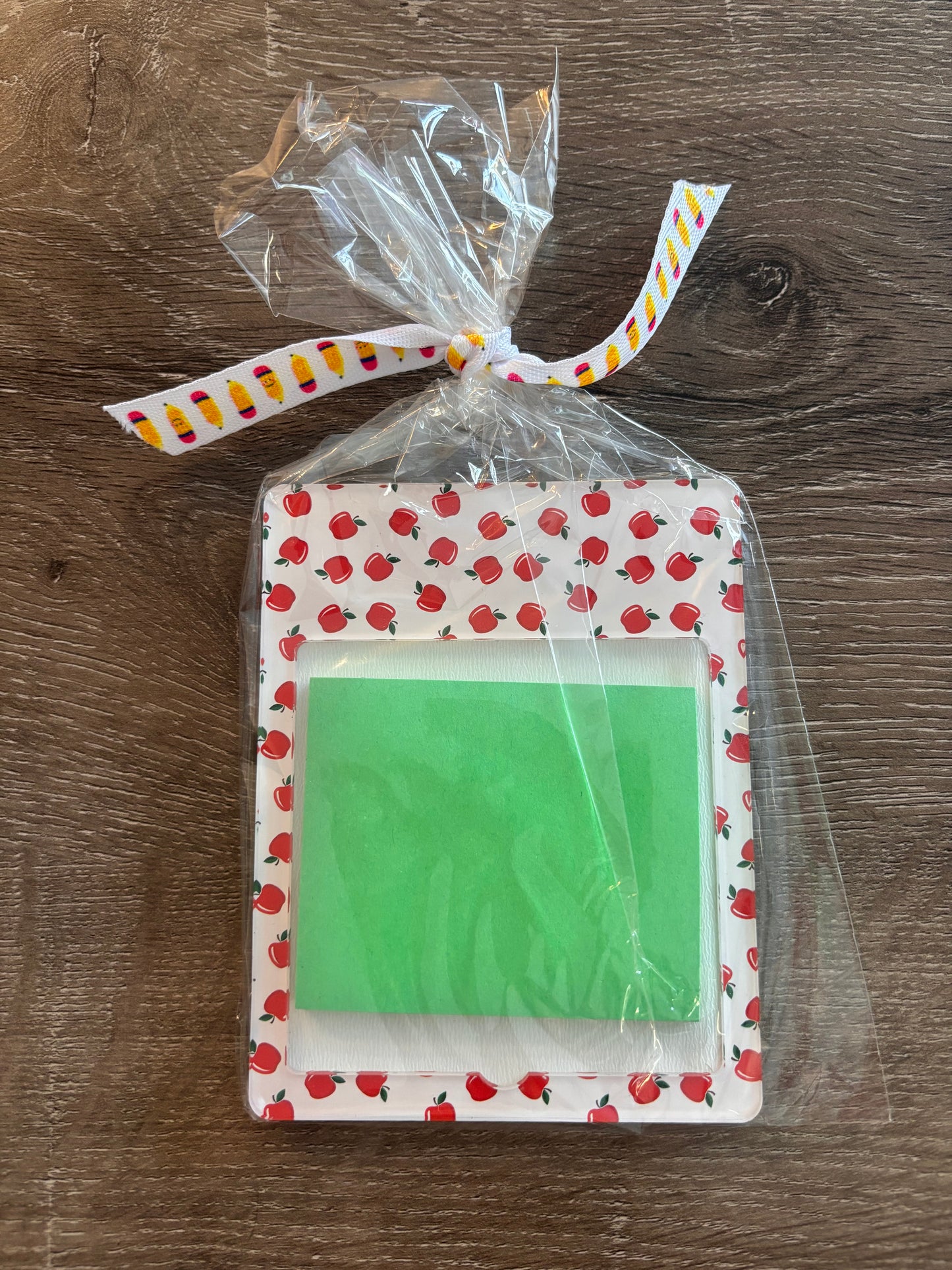 Teacher Apple Stickynote Holder