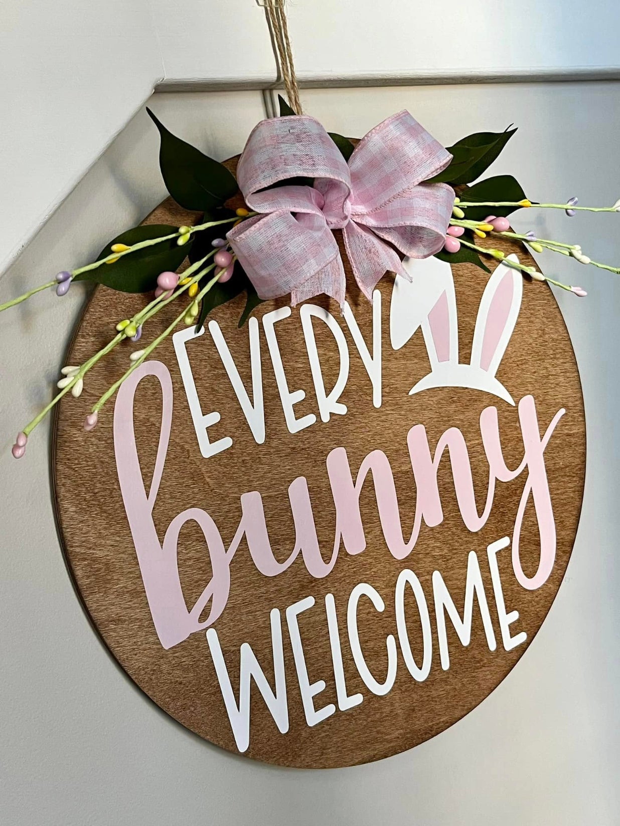 Every Bunny Welcome Door Sign