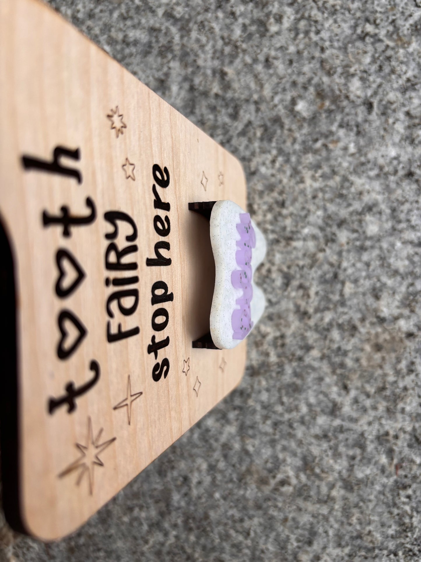 Tooth Fairy Stop Here Door Hanger