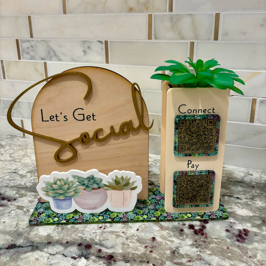 DEPOSIT for Complex / Fully Customized QR Sign